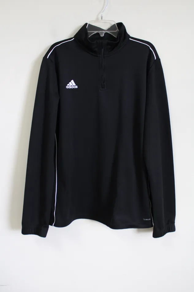 Rings Adidas Adidas Black Quarter Zip Pullover Youth L 1416