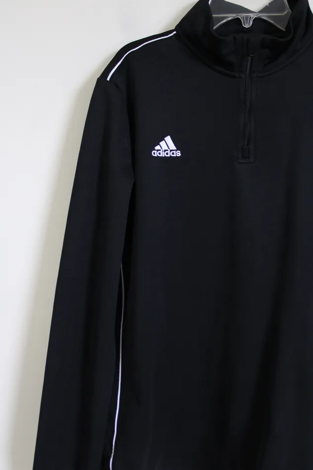 Rings Adidas Adidas Black Quarter Zip Pullover Youth L 1416