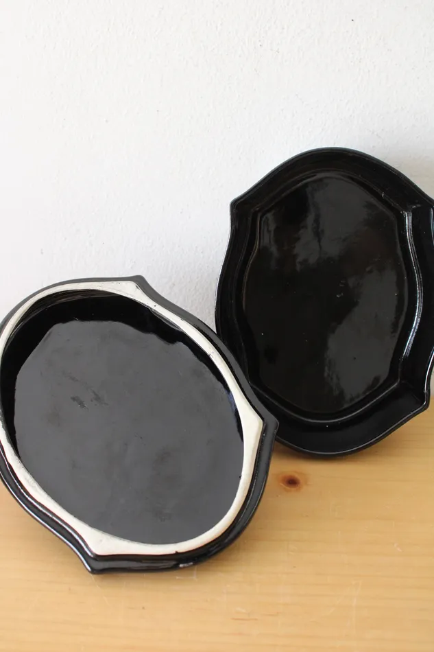 Rings Johannes Brahm Johannes Brahm California USA Black Ceramic Rose Box