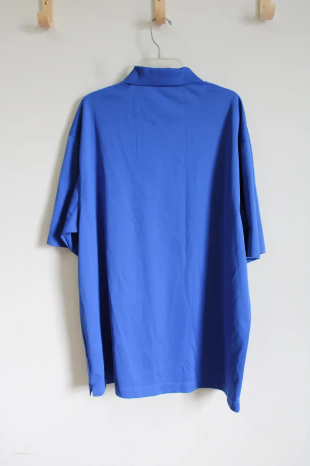 Rings Nike Nike Golf Baytree National Blue Polo Shirt L