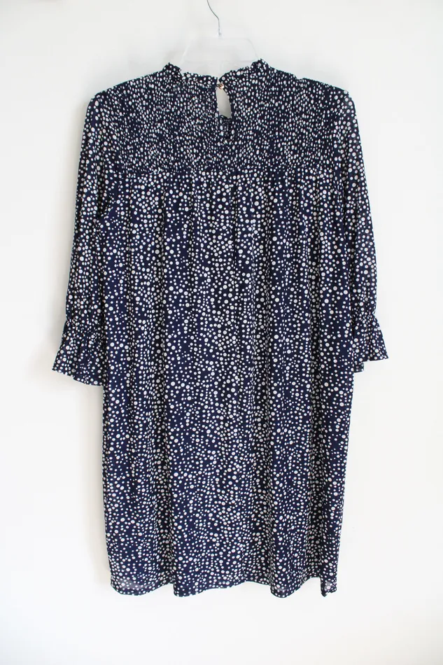 Rings Siren Lily Siren Lily Navy White Polka Dot Dress M