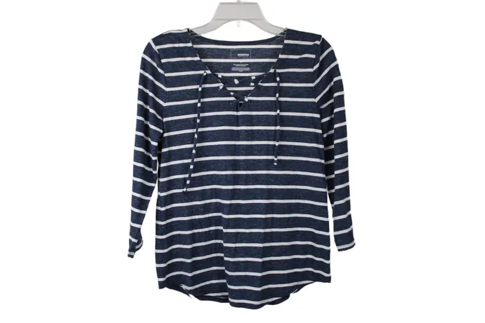 Sonoma Blue Striped Shirt S Sonoma Rings