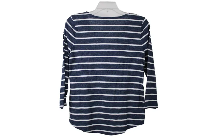 Sonoma Blue Striped Shirt S Sonoma Rings