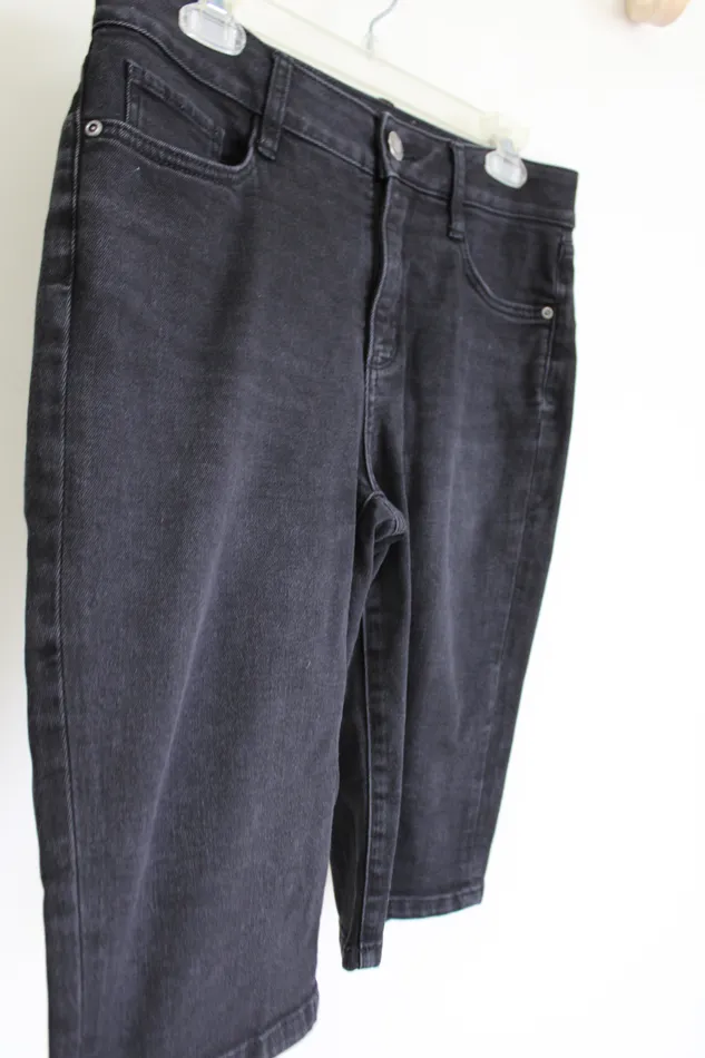 St Johns Bay Rings St Johns Bay Black Denim Bermuda Shorts 8