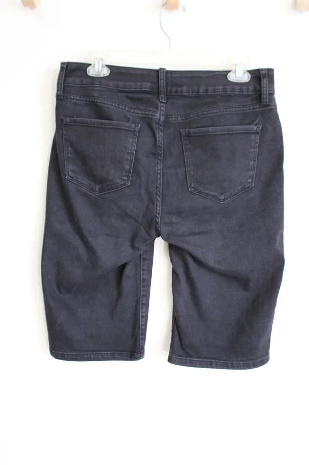 St Johns Bay Rings St Johns Bay Black Denim Bermuda Shorts 8