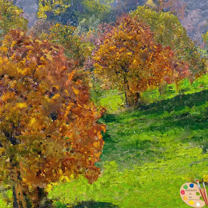 Valley of Trees Canvas Prints Portraits by NC Necklaces