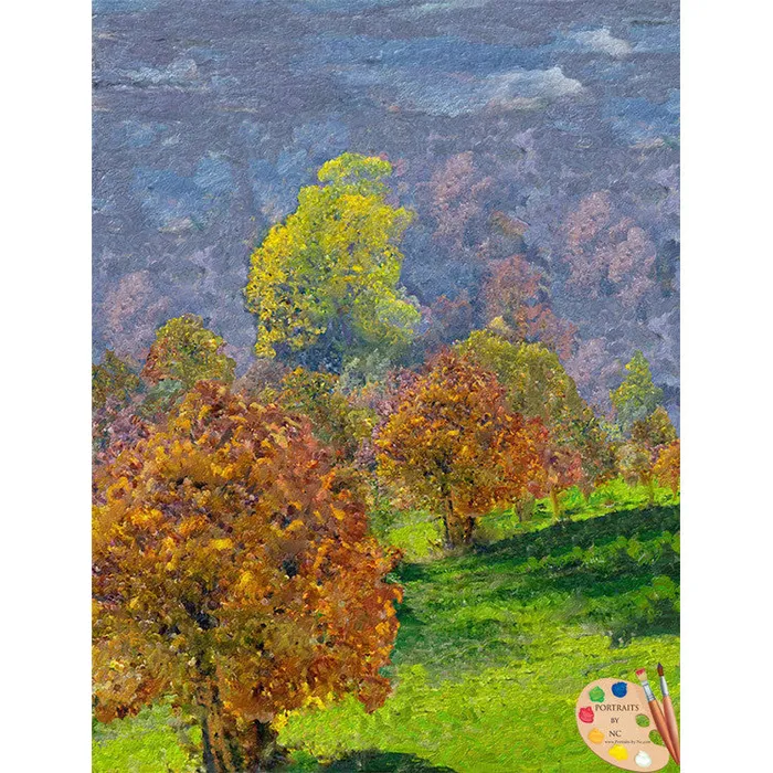 Valley of Trees Canvas Prints Portraits by NC Necklaces