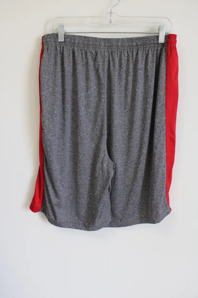 Wilson Earrings Wilson Gray Red Athletic Shorts XL
