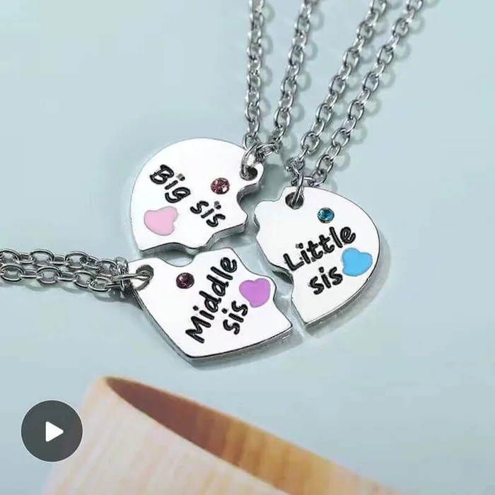 3 BFF Necklaces worldnetgifts Earrings