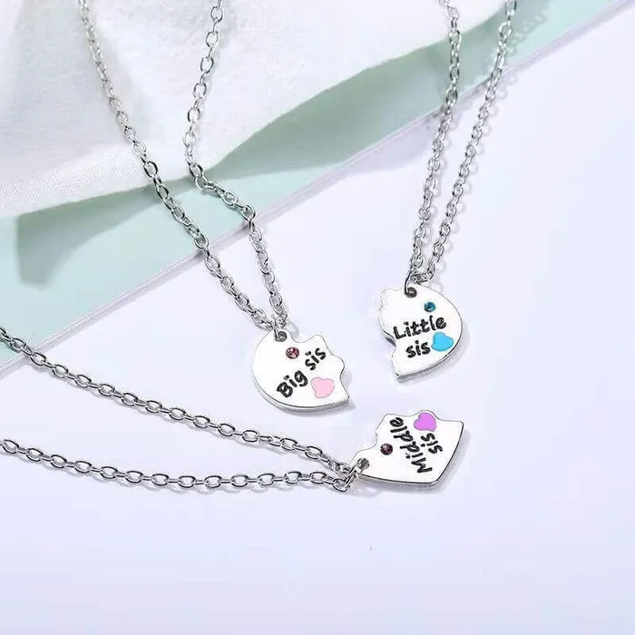 3 BFF Necklaces worldnetgifts Earrings