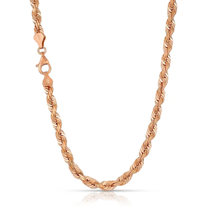 60MM Rope Chain Diamond Cut Saints Gold Co Rings