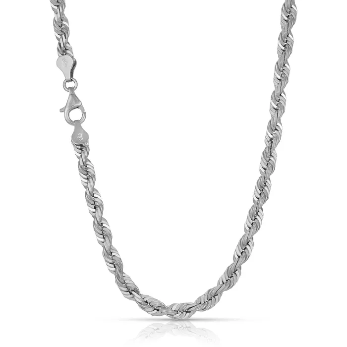 60MM Rope Chain Diamond Cut Saints Gold Co Rings