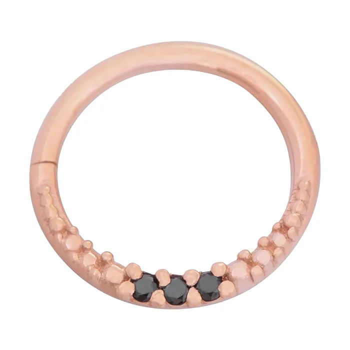 Athena Continuous Ring in Gold with Gemstones Tawapa Rings
