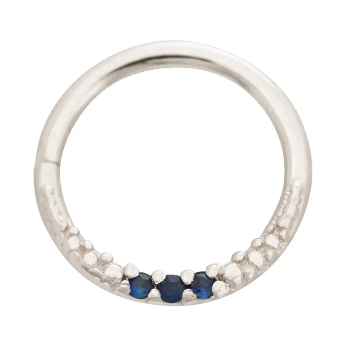 Athena Continuous Ring in Gold with Gemstones Tawapa Rings