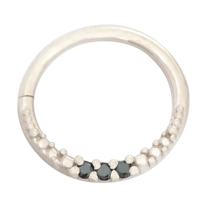 Athena Continuous Ring in Gold with Gemstones Tawapa Rings