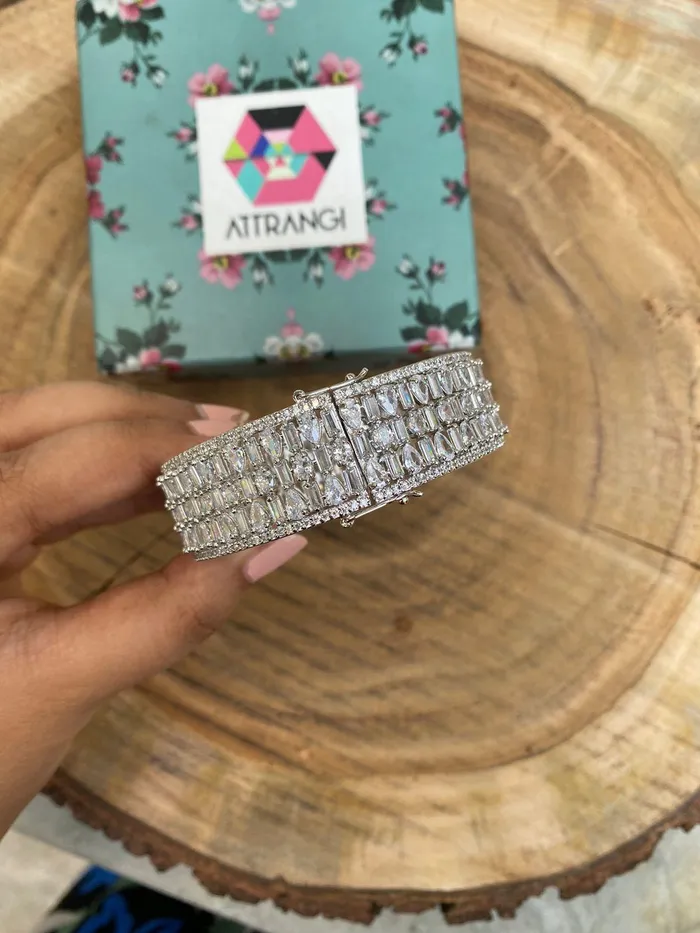 Attrangi Earrings Mehek Diamond Kada Attrangi Earrings Mehek Diamond Kada
