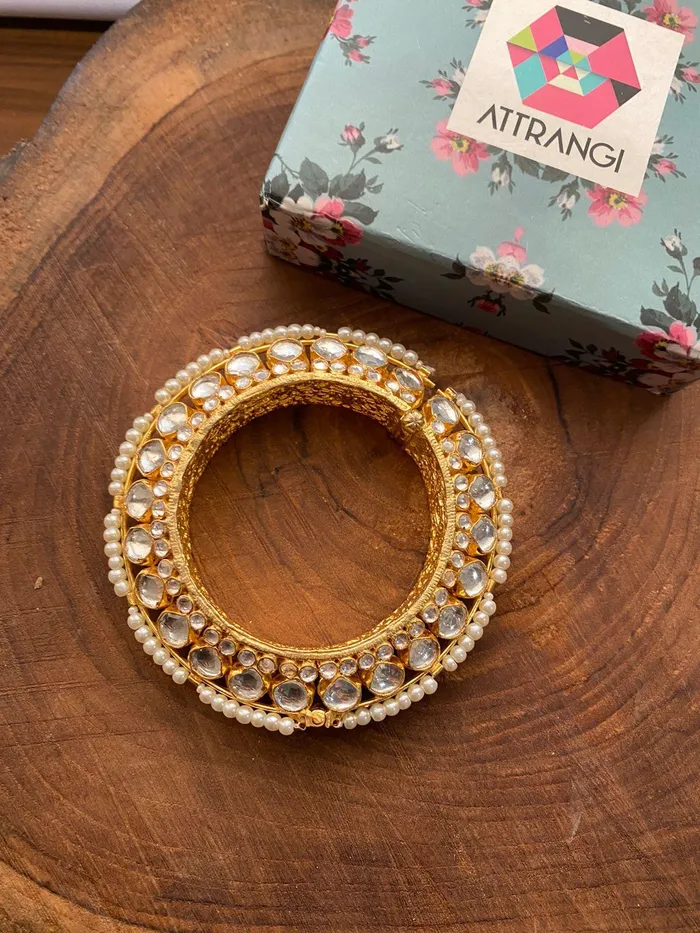 Attrangi Earrings Rekha Polki Gokhru