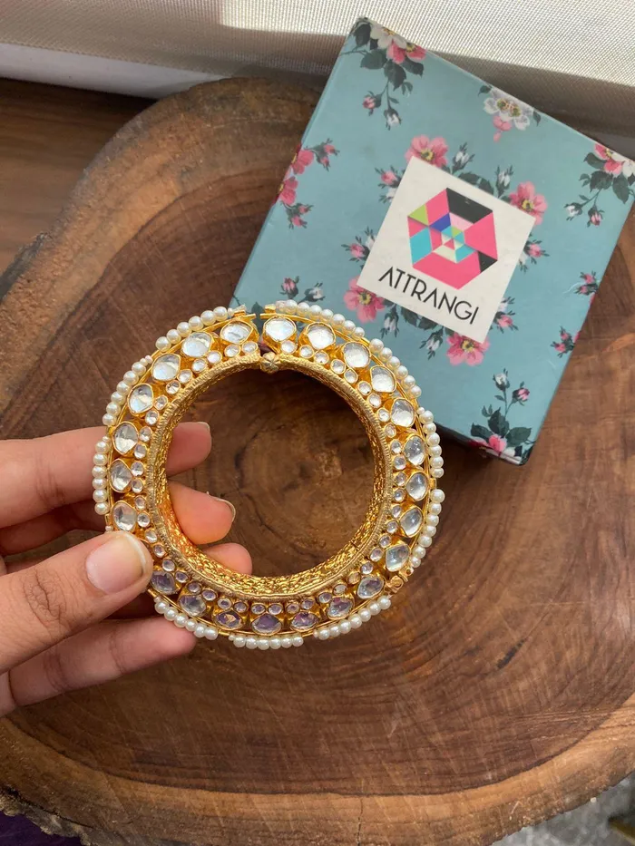 Attrangi Earrings Rekha Polki Gokhru Attrangi Earrings Rekha Polki Gokhru