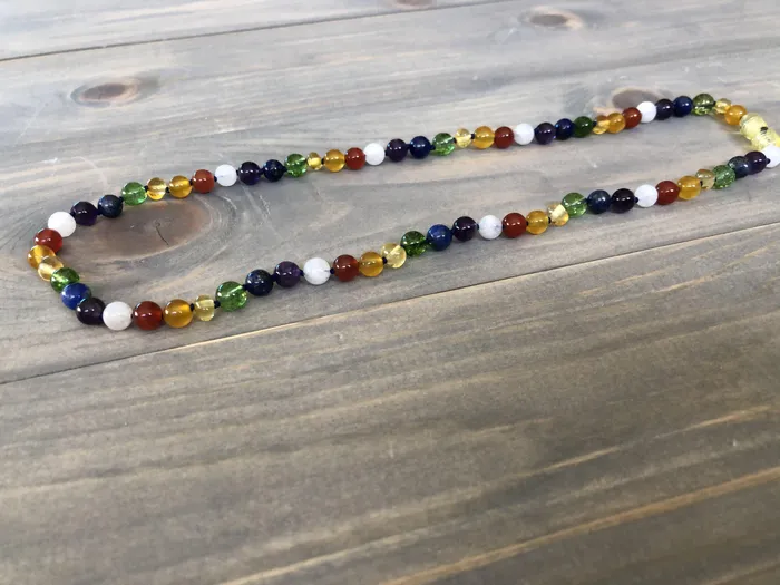 Baltic Essentials Chakra Rainbow 16 17 19 inch Baltic Amber Necklace Honey Moonstone Necklaces Baltic Essentials Chakra Rainbow 16 17 19 inch Baltic Amber Necklace Honey Moonstone Necklaces
