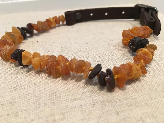 Baltic Essentials Necklaces Dog or Cat Pet Baltic Essentials Amber Repel Flea and Tick Collar Raw Multi Baltic Essentials Necklaces Dog or Cat Pet Baltic Essentials Amber Repel Flea and Tick Collar Raw Multi