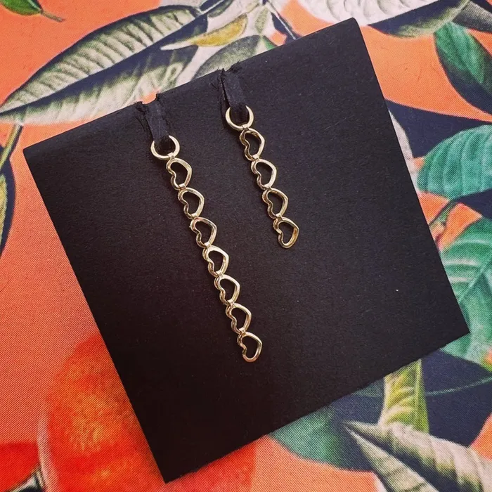 Barracuda Chain Charm in Gold Hialeah Fine Jewelry Earrings