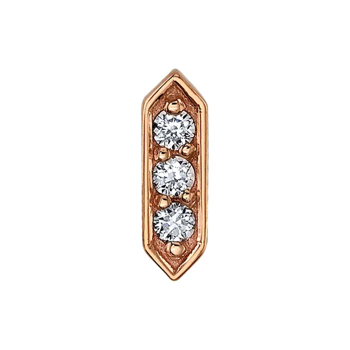Body Vision BVLA Necklaces Sillan Threaded End in Gold with White CZs