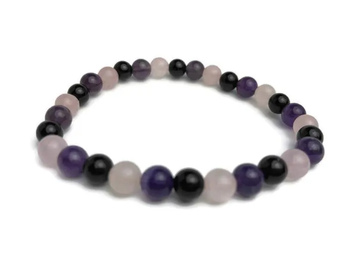 Bracelets Baltic Essentials Baltic Essentials Adult 75 inch Bracelet Rainbow Pink Rose Quartz Lapis Lazuli Bracelets Baltic Essentials Baltic Essentials Adult 75 inch Bracelet Rainbow Pink Rose Quartz Lapis Lazuli