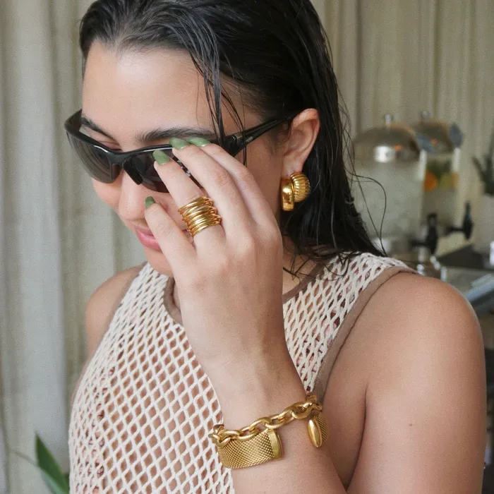 Bracelets Ellie Vail Stevie Chunky Chain Link Bracelet