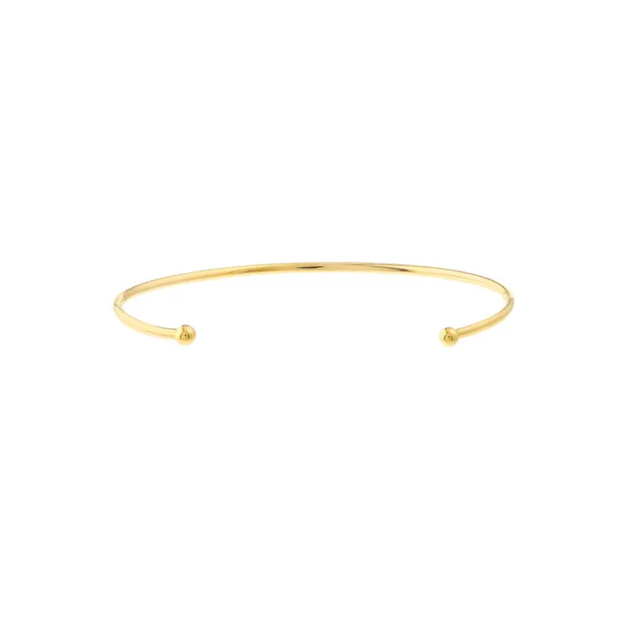 Cuff Bracelet With Ball Ends Alexis Jae Bracelets