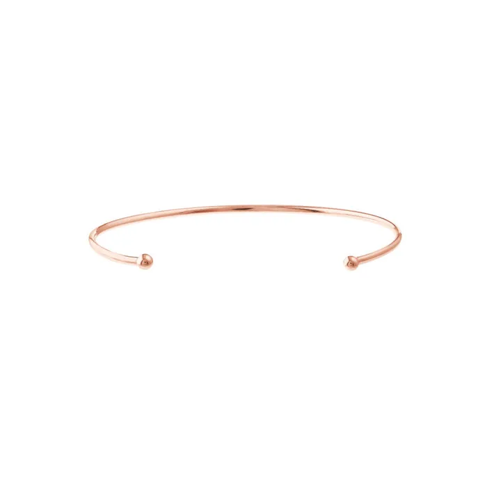 Cuff Bracelet With Ball Ends Alexis Jae Bracelets