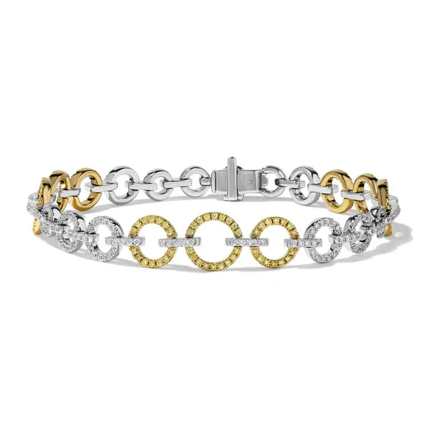 Donald Haack Diamonds Bracelets Circle Link Diamond Bracelet