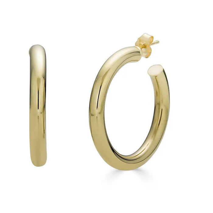 Earrings 30mm Gold Hoop Earrings Alexis Jae