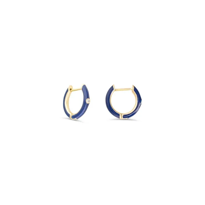 Earrings Alexis Jae Enamel Huggie Earrings