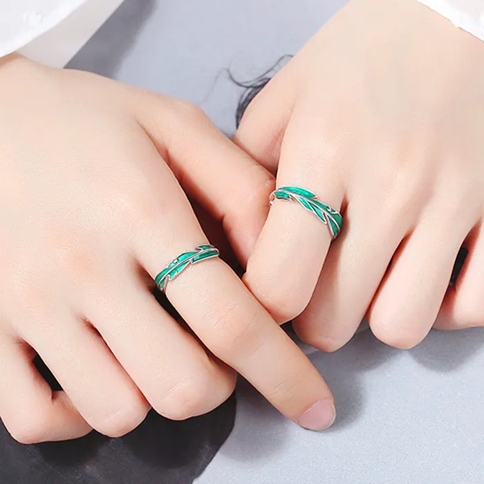 Earrings Couple Evergreen Love