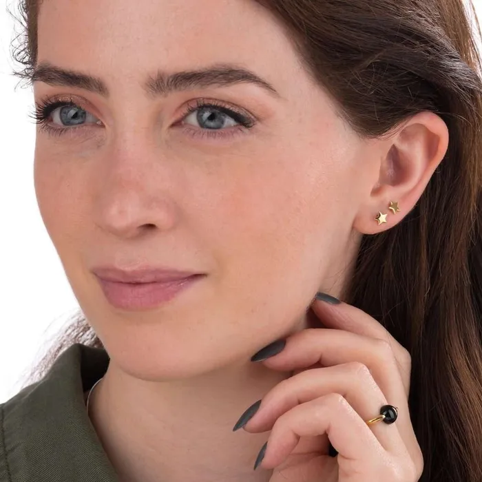 Earrings Scream Pretty Tiny Star Stud Earrings
