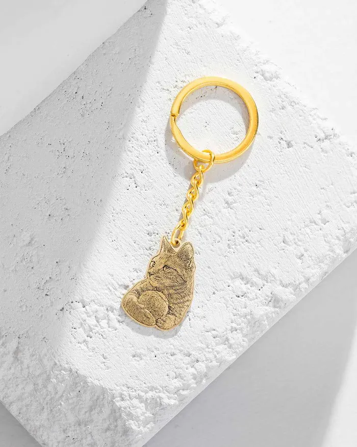 Earrings Silvercut Original LifeLike Keychain Earrings Silvercut Original LifeLike Keychain
