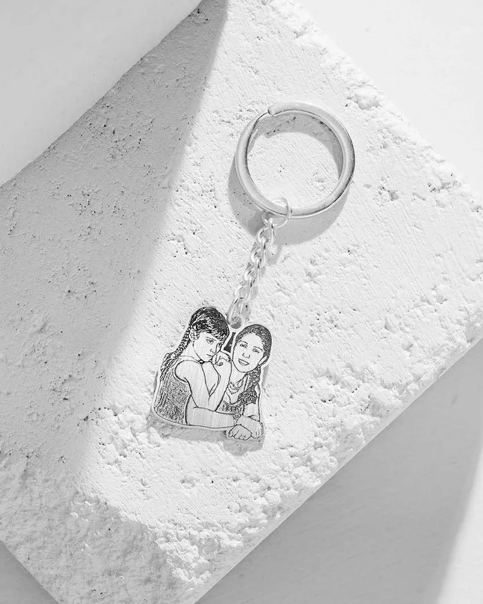 Earrings Silvercut Original LifeLike Keychain Earrings Silvercut Original LifeLike Keychain