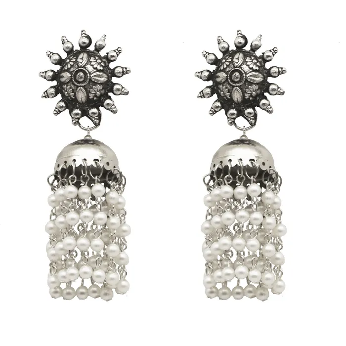 Earrings Teejh Teejh Rupangi Pearl Jhumki Earrings Earrings Teejh Teejh Rupangi Pearl Jhumki Earrings