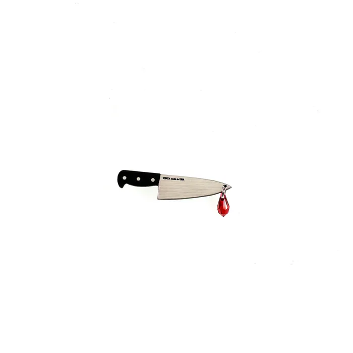Earrings VincaUSA Bloody Hell Knife brooch last chance