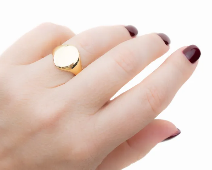 Edwardian Plain Signet Ring Isadoras A Rings Edwardian Plain Signet Ring Isadoras A Rings