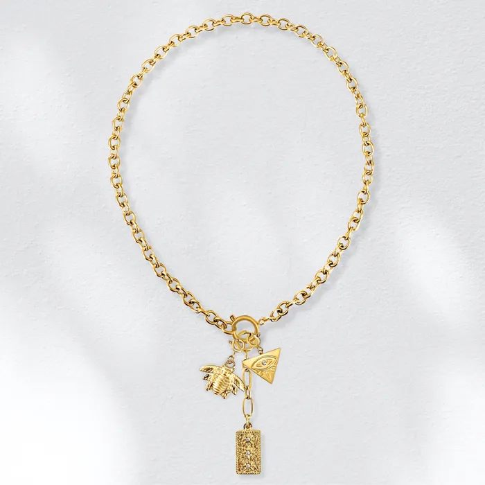 Ellie Vail Charm Necklaces Beatrice Bee Charm