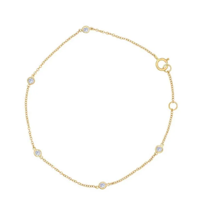 Floating Diamonds Bracelet Alexis Jae Bracelets