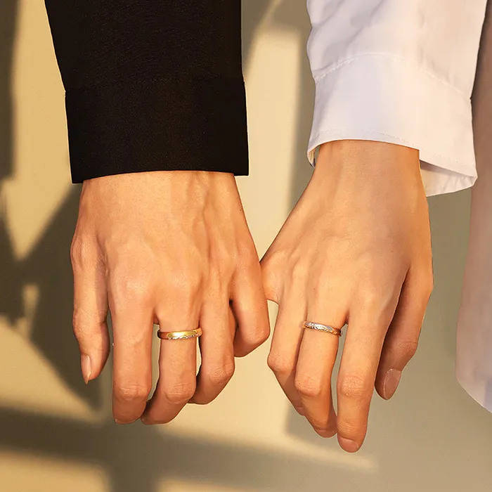 Golden Sunset Couple Earrings