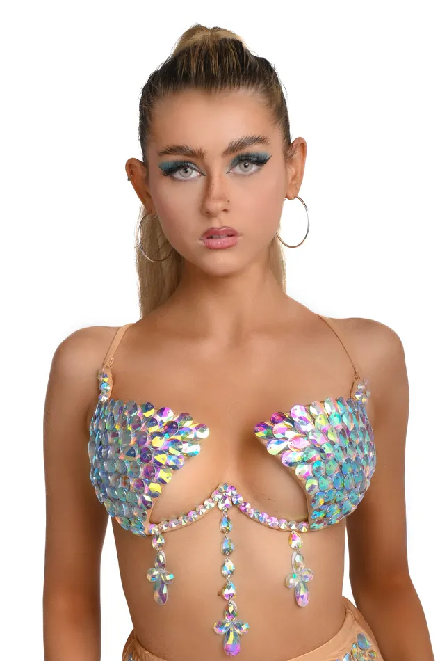 Iridescent Elf Carnival Top THE LUMI SHOP Earrings