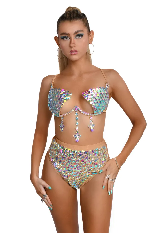 Iridescent Elf Carnival Top THE LUMI SHOP Earrings