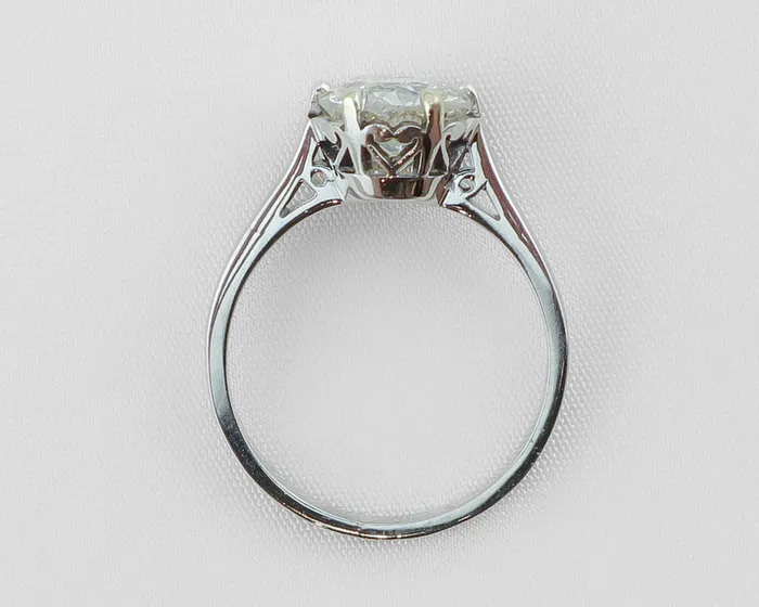 Isadoras LD 1930s Old EuropeanCut Diamond Solitaire Rings