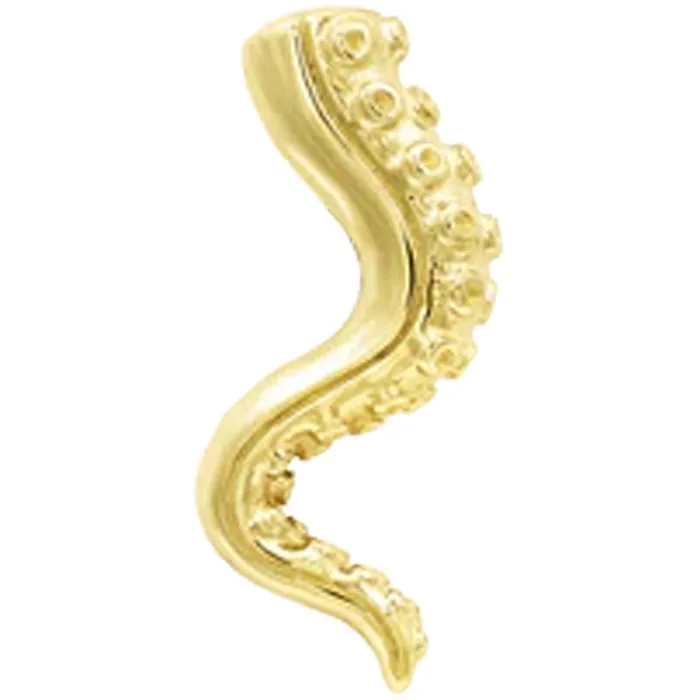 Junipurr Jewelry Earrings threadless Seawitch End in Gold