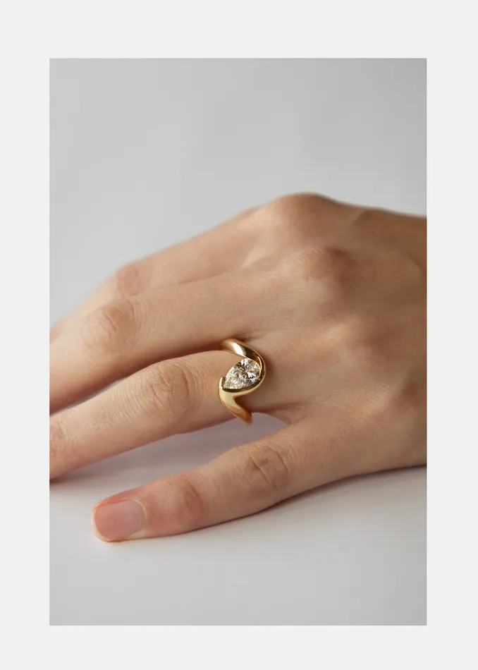KATKIMfinejewelry Rings Diamond Trace Cloud Ring
