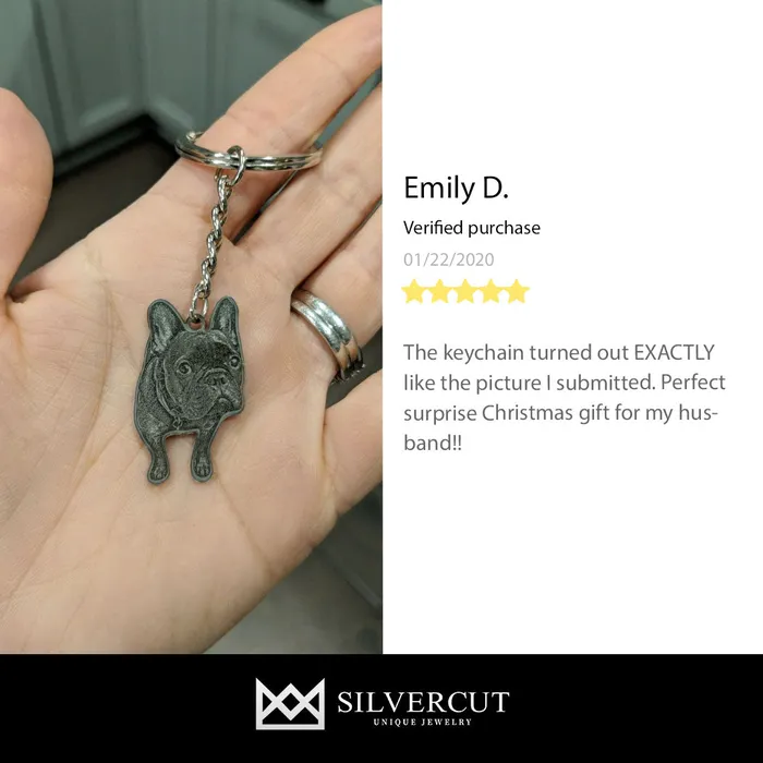 LifeLike Keychain Silvercut Original Earrings