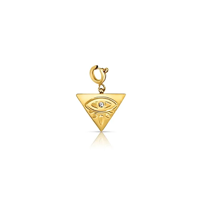 Lucy Geometric Evil Eye Charm Ellie Vail Necklaces
